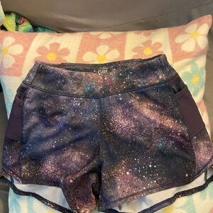 Justice Girl's Galaxy Print Shorts